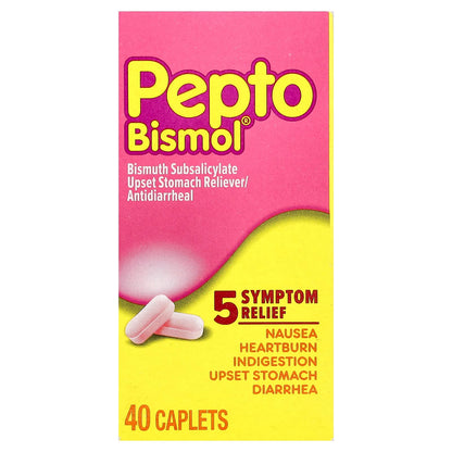 Pepto Bismol Bismuth Subsalicylate 131 mg 40 Tabs