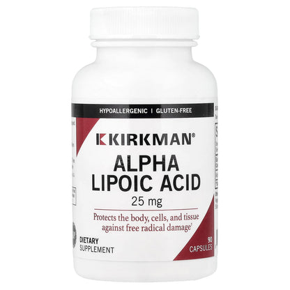 Kirkman Labs Alpha-Lipoic Acid 25 mg 90 Caps
