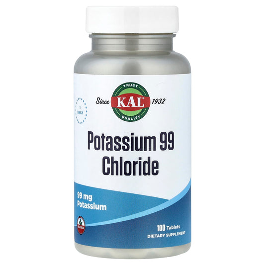 KAL Potassium 99 Chloride 100 Tablets