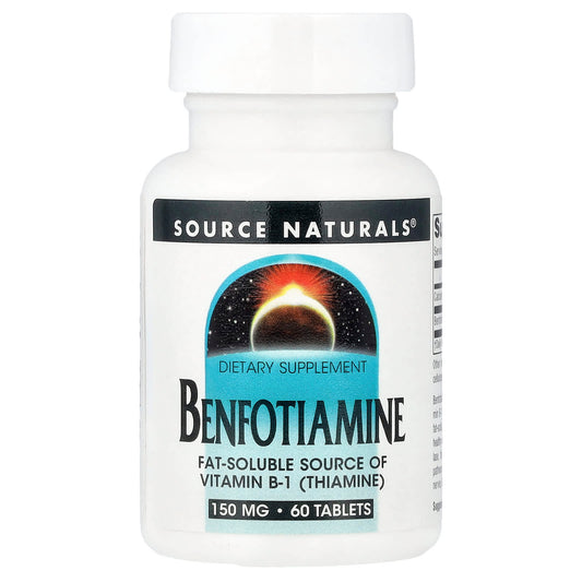 Source Naturals, Benfotiamine, 60 Tablets