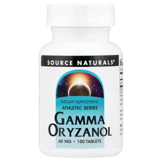 Source Naturals Athletic Series Gamma Oryzanol 60 mg 100 Tabs