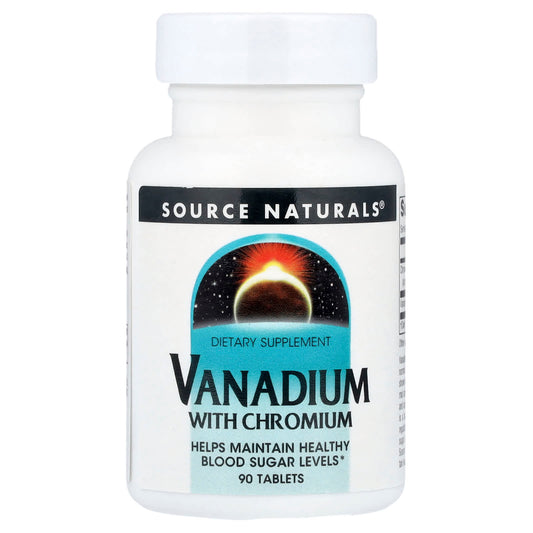 Source Naturals Vanadium with Chromium 90 Tablets