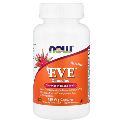 NOW Foods, Eve™, Superior Women's Multi, Iron-Free, 120 Veg Capsules