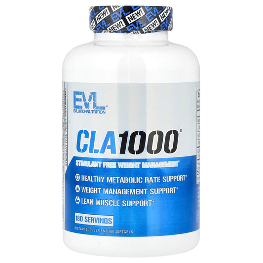 EVLution CLA1000 Stimulant Free Weight Management 180 Softgels