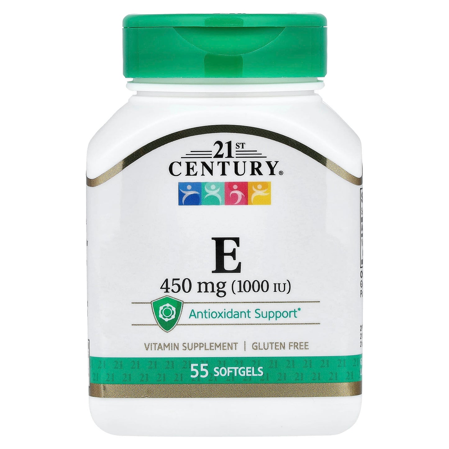 21st Century, Vitamin E, 450 mg (1,000 IU), 55 Softgels