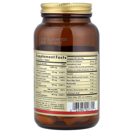 Solgar, Ultimate B+C Complex, 90 Tablets