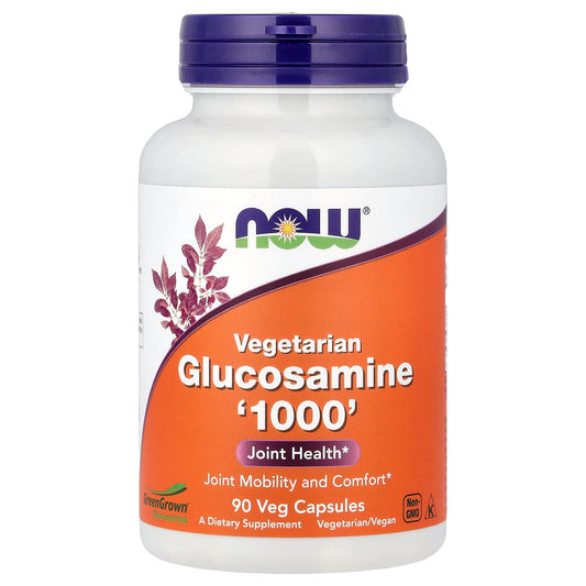 NOW Foods, Vegetarian Glucosamine '1000', 90 Veg Capsules (1,000 mg per Capsule)