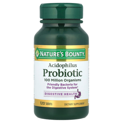 Nature's Bounty, Acidophilus Probiotic, 120 Tablets