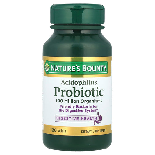Nature's Bounty, Acidophilus Probiotic, 120 Tablets