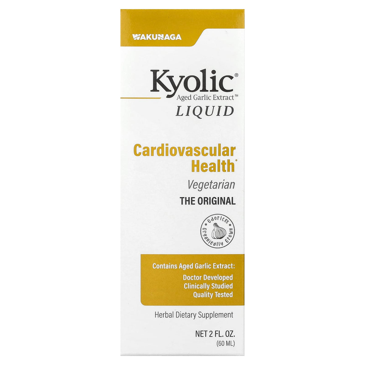 Kyolic, Aged Garlic Extract, Liquid, Cardiovascular, 60ml