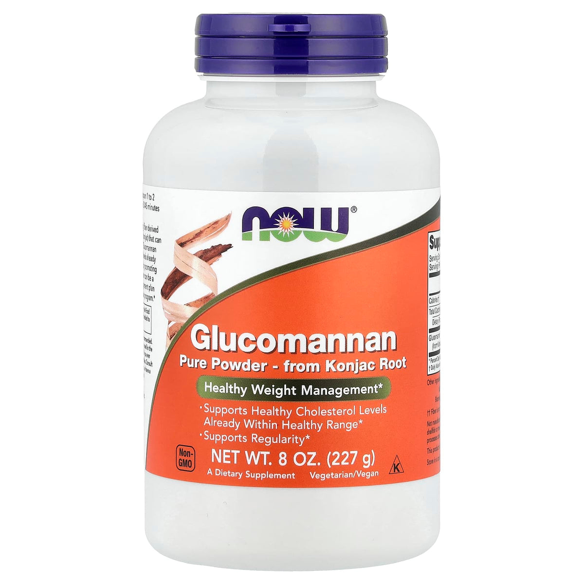 NOW Foods Glucomannan Pure Powder 8 oz (227 g)