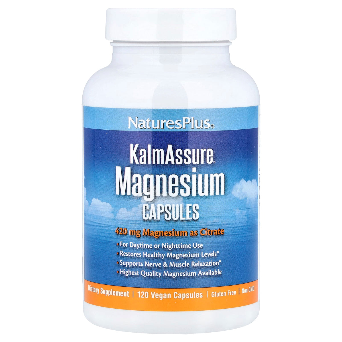 Nature's Plus, Kalmassure, Magnesium, 400 mg, 90 Vegan Capsules