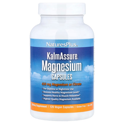 Nature's Plus, Kalmassure, Magnesium, 400 mg, 90 Vegan Capsules