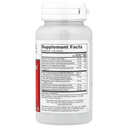 Protocol for Life Balance Adrenal Cortisol with Relora 90 Veg Caps