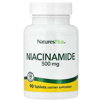Nature's Plus, Niacinamide, 500 mg, 90 Tablets