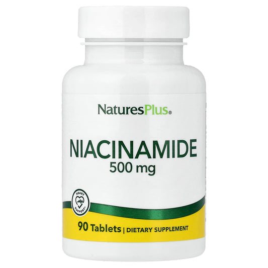 Nature's Plus, Niacinamide, 500 mg, 90 Tablets