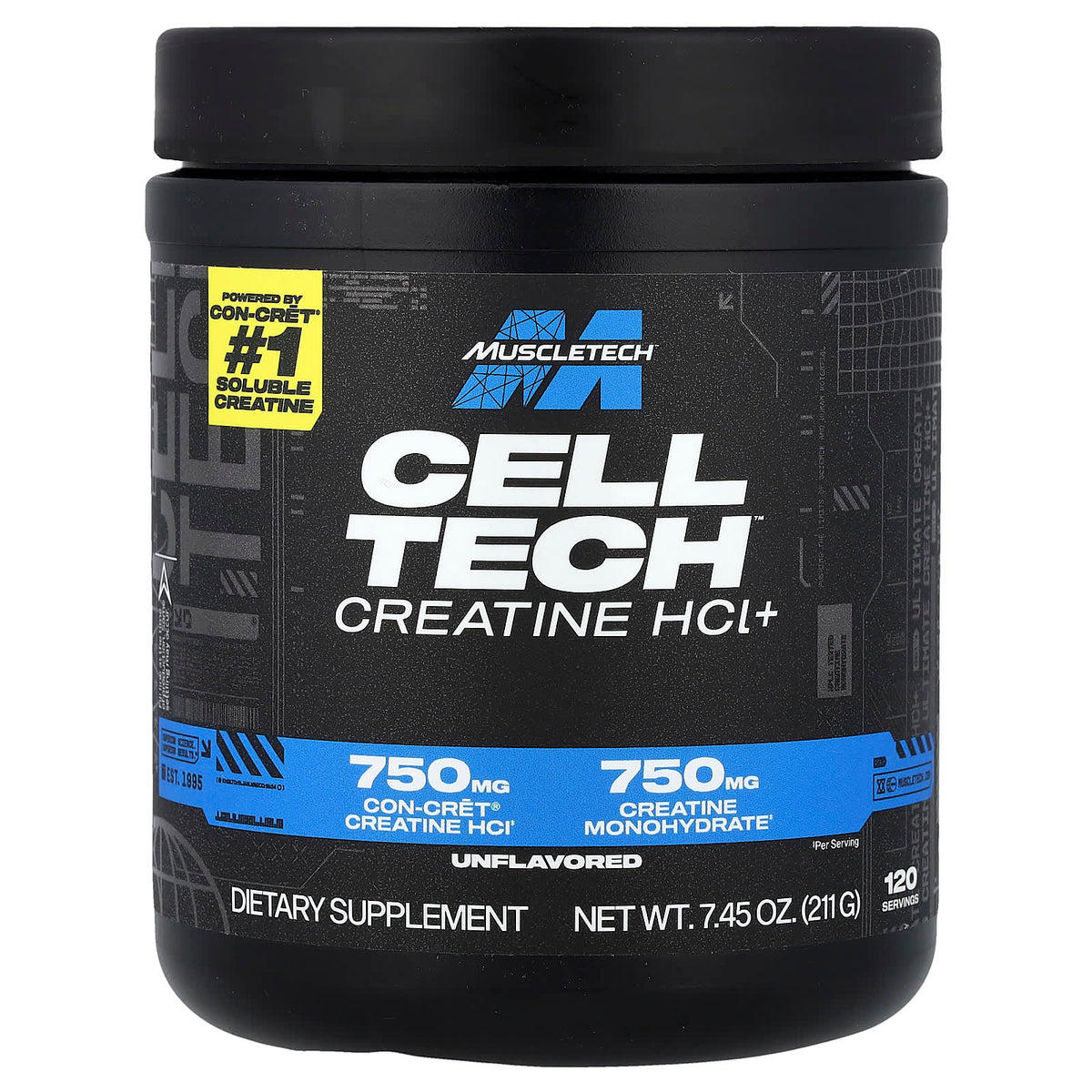 MuscleTech Cell Tech Creatine HCL 211 g (7.45 oz)