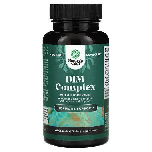 Nature's Craft, DIM Complex with BioPerine®, 60 Capsules