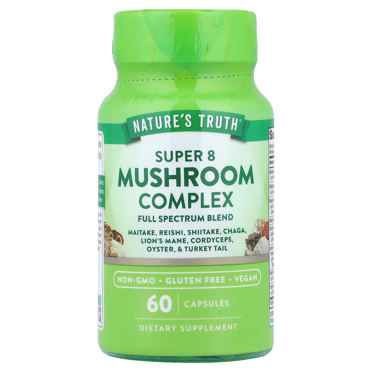 Nature's Truth Super 8 Mushroom Complex 60 Caps