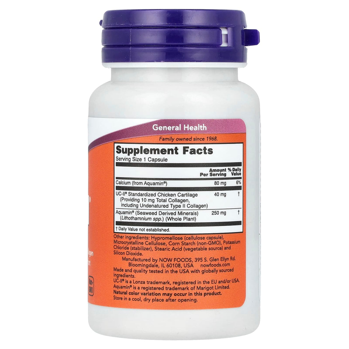 Now Foods, UC-II, 60 Veg Capsules