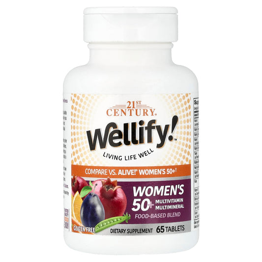 21st Century, Wellify!™, Women's 50+ Multivitamin Multimineral, 65 Tablets