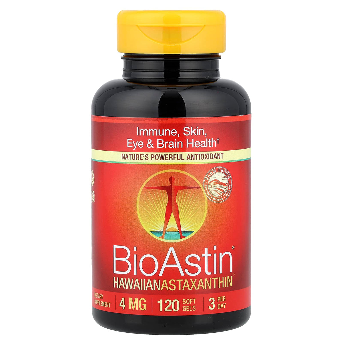Nutrex Hawaii BioAstin Hawaiian Astaxanthin 4 mg 120 Softgels