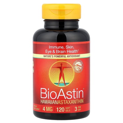 Nutrex Hawaii BioAstin Hawaiian Astaxanthin 4 mg 120 Softgels