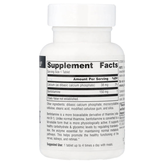Source Naturals, Benfotiamine, 60 Tablets