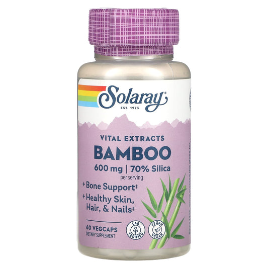 Solaray, Vital Extracts, Bamboo, 60 VegCaps (300 mg per VegCap)
