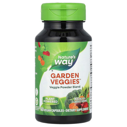 Nature's Way, Garden Veggies, 60 Vegetarian Capsules