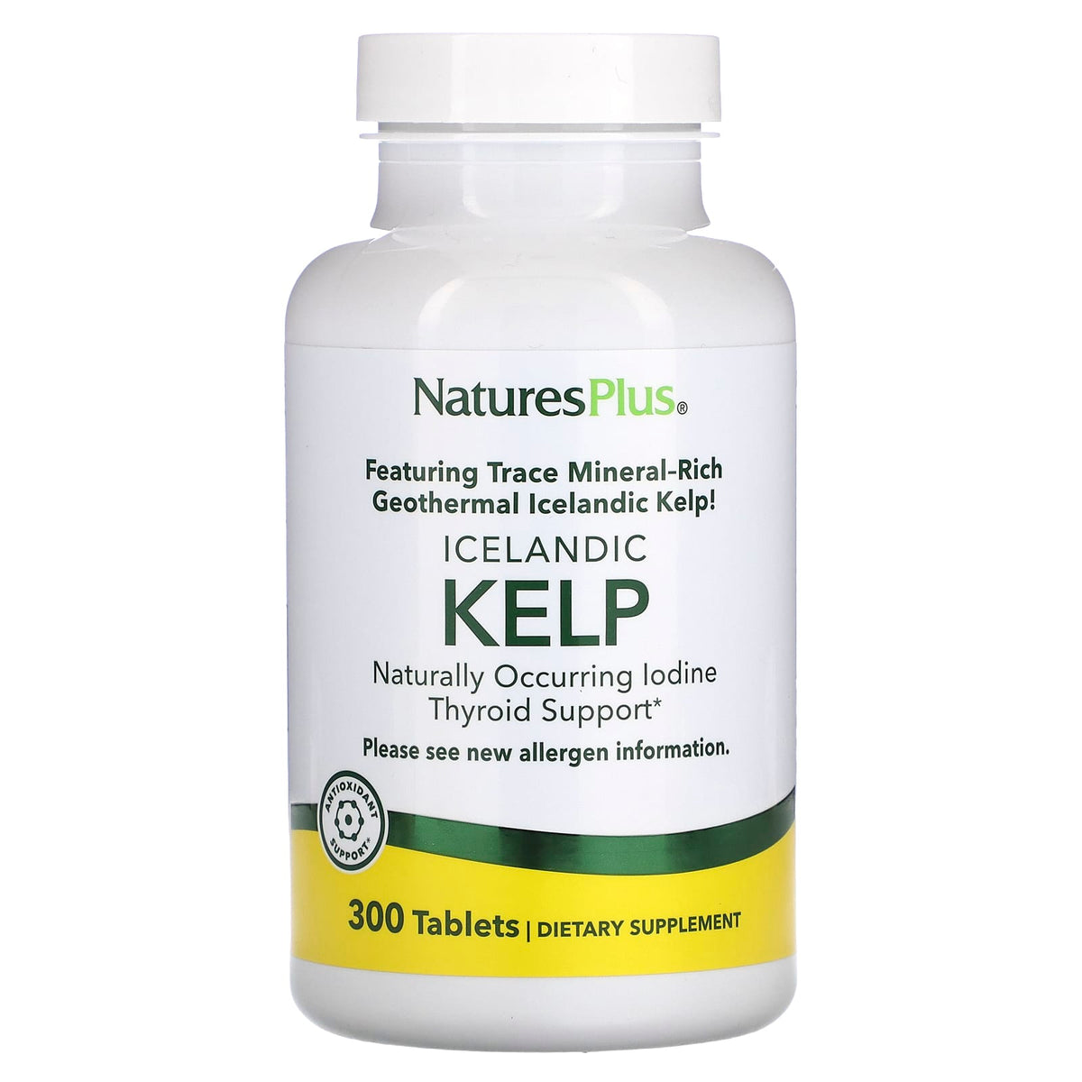 Nature's Plus, Icelandic Kelp, 300 Tablets