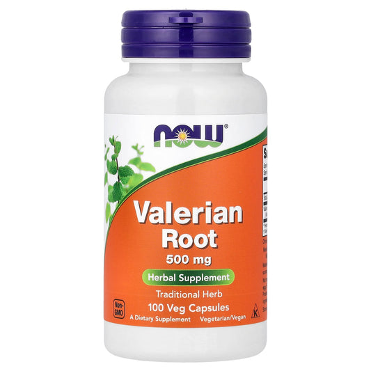 Now Foods, Valerian Root, 500 mg, 100 Veg Capsules