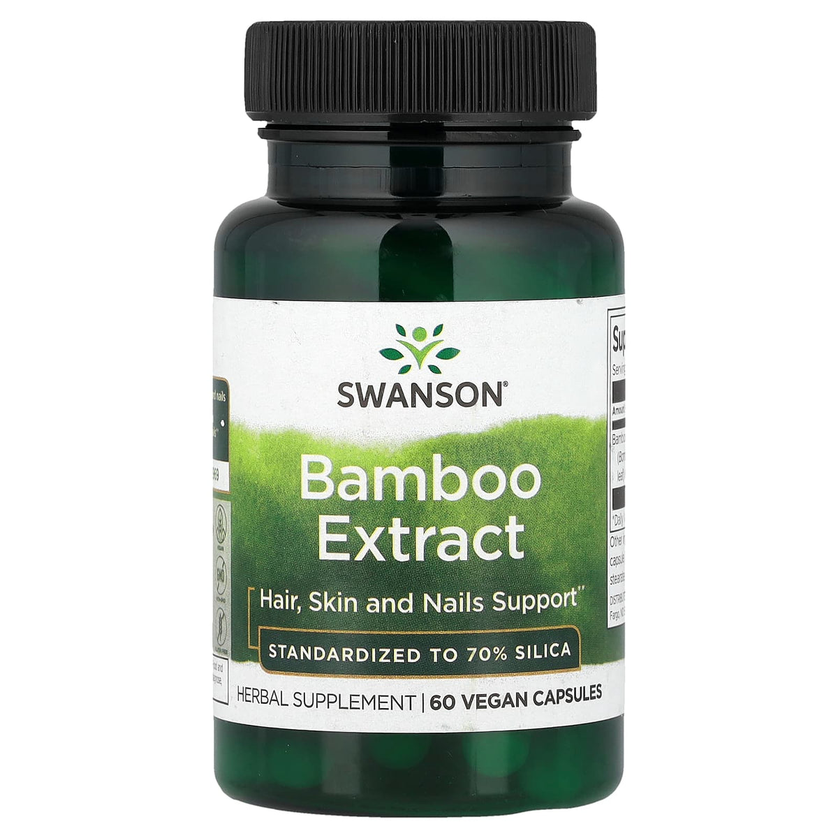Swanson Bamboo Extract 300 mg 60 Veg Caps
