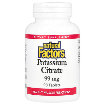 Natural Factors Potassium Citrate 99 mg 90 Tabs