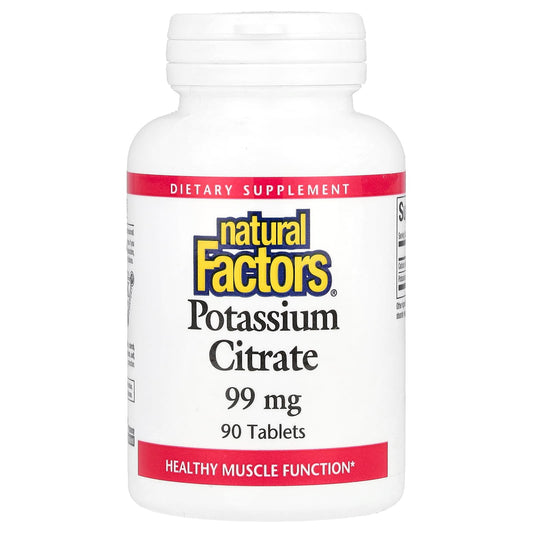 Natural Factors Potassium Citrate 99 mg 90 Tabs