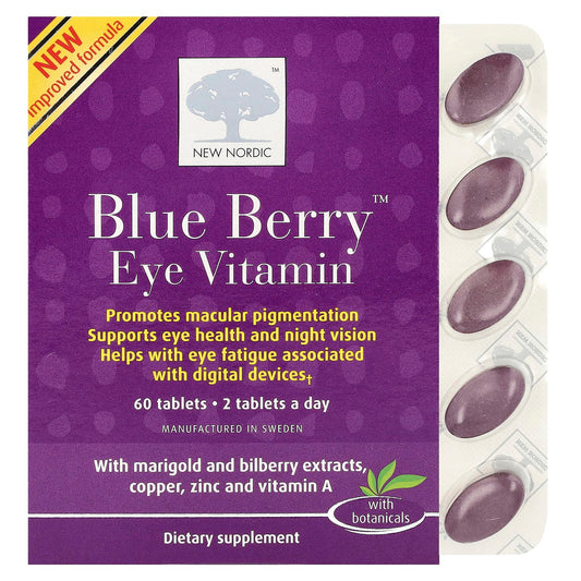 New Nordic, Blueberry™, Eye Vitamin, 60 Tablets