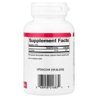 Natural Factors Zinc Chelate 25 mg 90 Tabs
