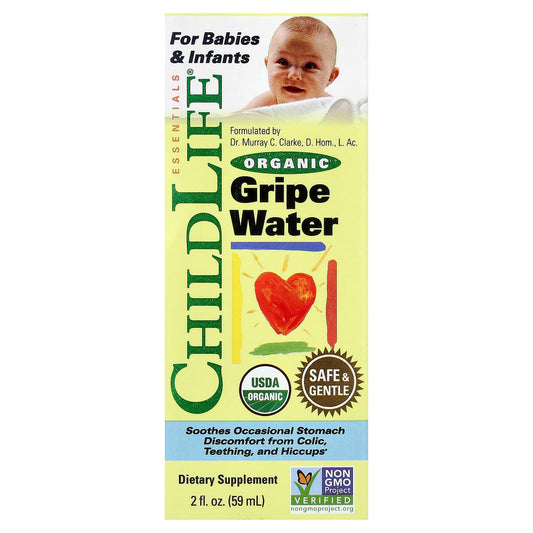 ChildLife Essentials, Organic Gripe Water, 59 ml (2 fl oz)