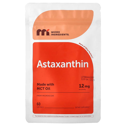Micro Ingredients Astaxanthin 12 mg 60 Caps