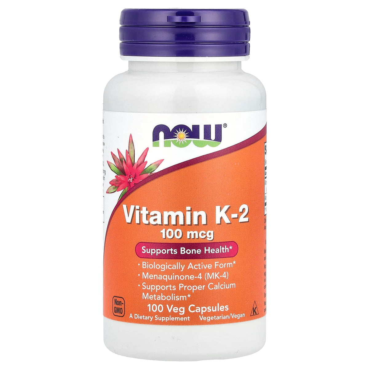 NOW Foods Vitamin K 100 mcg 100 Veg Caps
