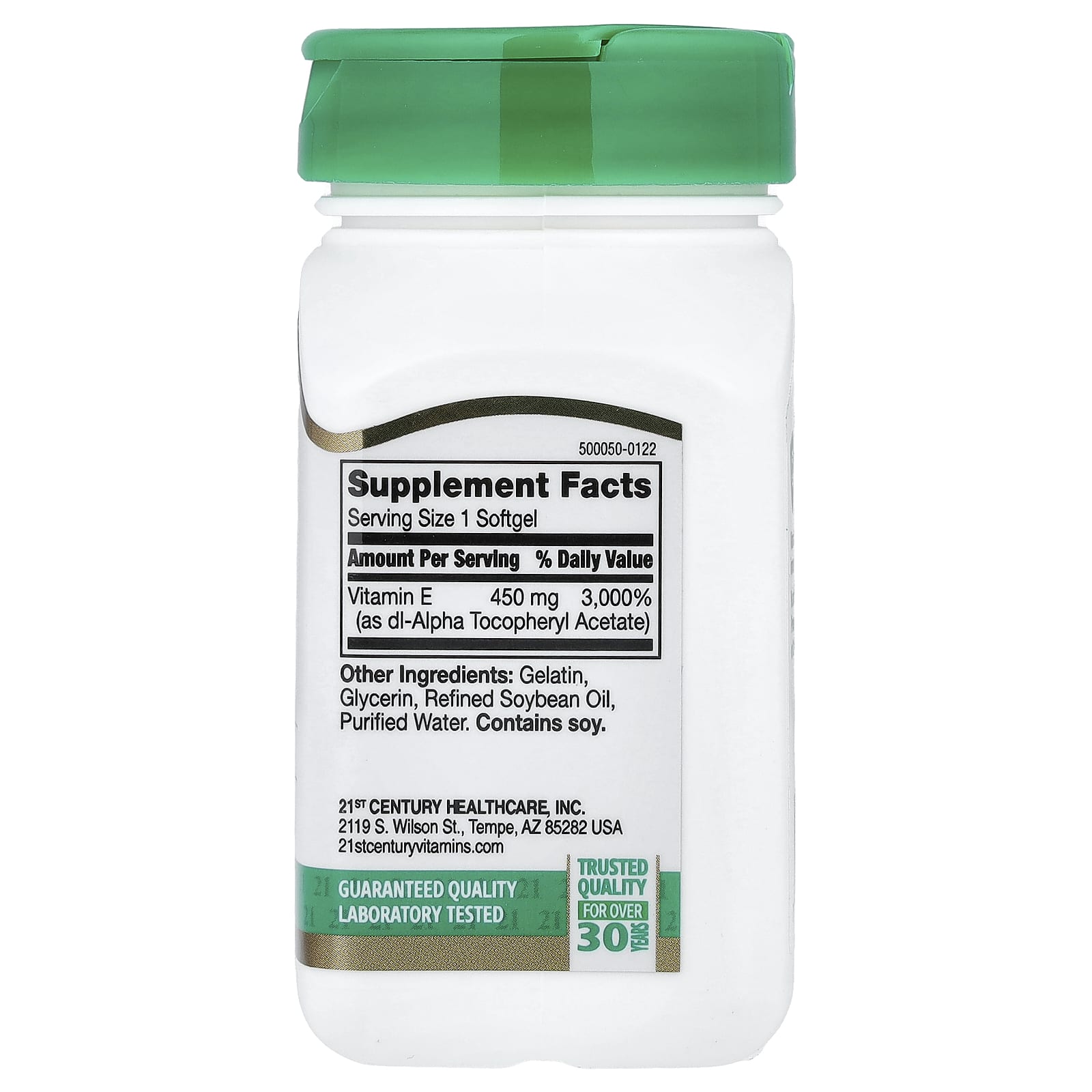 21st Century, Vitamin E, 450 mg (1,000 IU), 55 Softgels