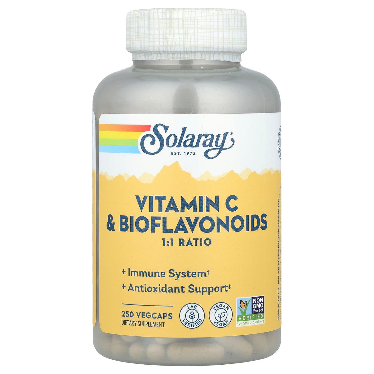 Solaray Vitamin C & Bioflavonoids 250 VegCaps