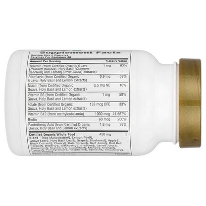 Nature's Plus, Source of Life Garden, Certified Organic Vitamin B12, 60 Veg Caps