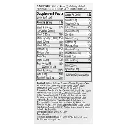 Centrum Silver Men 50+, Multivitamin 100 Tabs