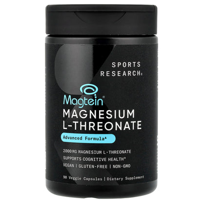 Sports Research Magnesium L-Threonate 666 mg 90 Veg Caps