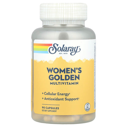 Solaray, Women's Golden Multivitamin, 90 Capsules