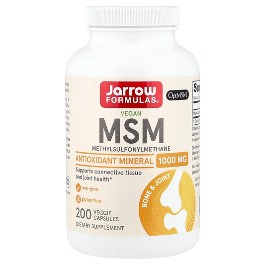 Jarrow MSM 1 1,000 mg 200 Veg Caps