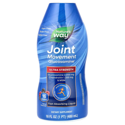 Nature's Way, Joint Movement Glucosamine, Extra Strength, Berry Flavor, 16 fl oz