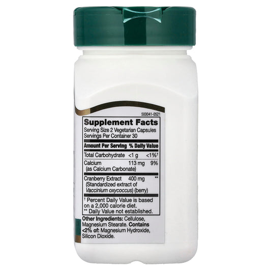 21st Century, Cranberry Extract, Standardised, 60 Vegetarian Capsules