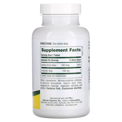 Nature's Plus, Icelandic Kelp, 300 Tablets